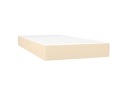 Pocket Spring Bed Mattress, Pocket Spring Bed Mattresses Vidaxl Creme Tecido (90 X 200 Cm)