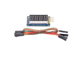 Display Led Digital de 4 Dígitos com Driver 74HC595 Ajustável 3.3v 5v