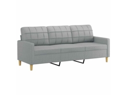 3-seater Sofa, 3-seater Sofas Vidaxl Creme Tecido (n/a)