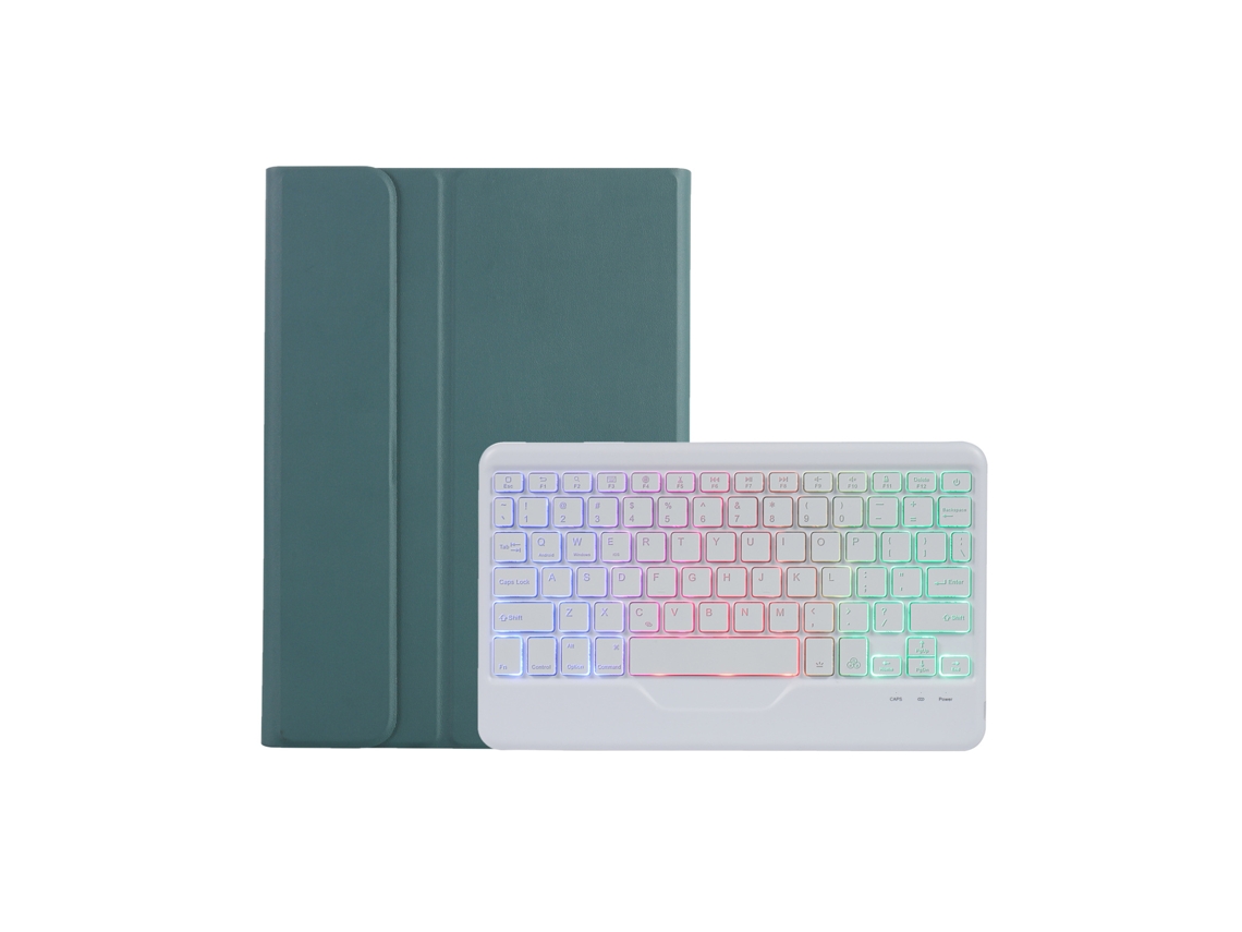 Capa de Teclado Bluetooth para Xiaomi 6pro 11.2 XIAOMOYU com retroiluminação gradiente de três cores e suporte para Caneta