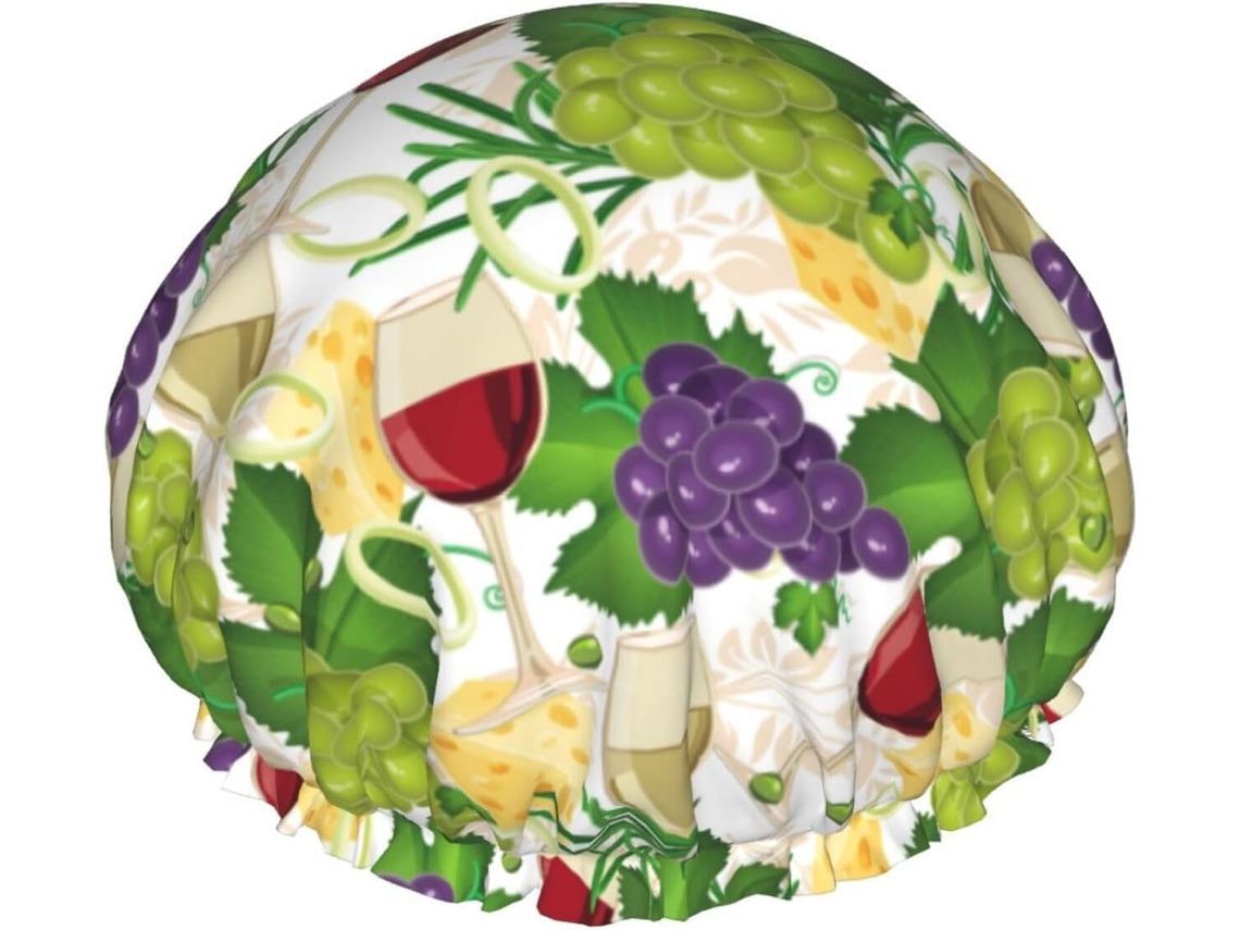Touca De Banho Para Chuveiro – Reutilizável, Com Dupla Camada E Resistente À Água, Ideal Para Garrafas De Vinho, Tamanho