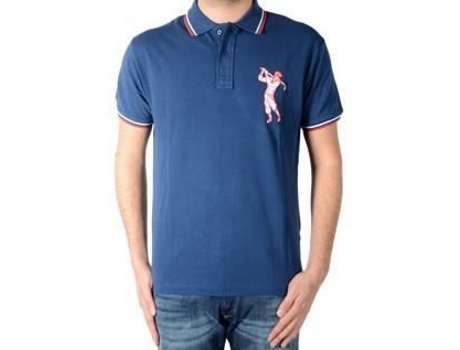 Polo de Homem MARION ROTH Indigo Algodão Azul (S)