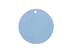 Toalha de Mesa Redonda Borracha Segura Anti derrapante Resistente Ao Calor Lavável 17.5cm Azul