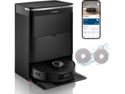 Aspirador Robô BOSCH Spotless Max Cam + Base Autowash (Outlet Caixa Aberta - Autonomia: 160 min - 3000 ml - Preto)