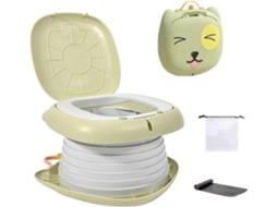 Penico dobrável portátil para crianças, vaso sanitário dobrável, assento sanitário infantil, vaso sanitário portátil para Be Slowmoose