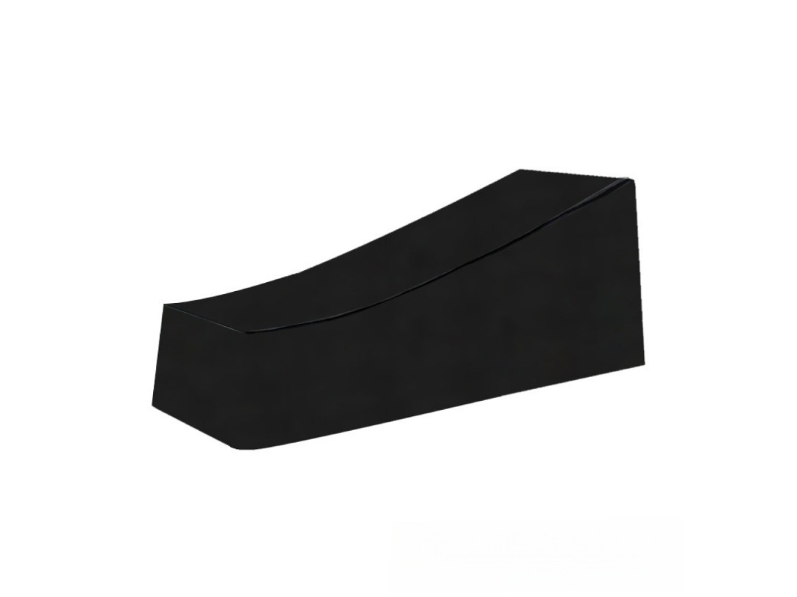 Capa para cadeira de jardim reclinável 420d (resistente ao frio, impermeável e resistente a rasgos) 200 × 75 × 40/70 cm, cinza escuro