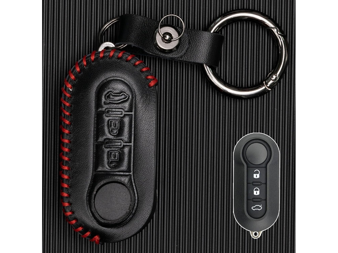 Capa Para Fiat 500-punto Doblo Punto Bravo Panda Com 3 Botões