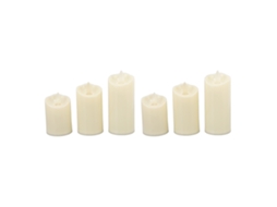 Rebe-6 Peças De Velas Led Sem Chama Com Bateria Simulação Lâmpada De Vela Elétrica Para Decoração De Festa
