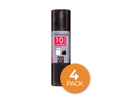 Sacos Lixo 100 L (10 Un) Pack 4x10 Un