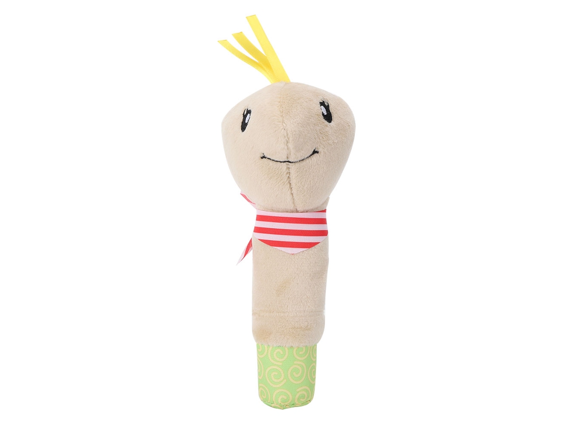 Primerox brinquedo Chocalho de Mão Pelúcia Fofo Animal para Bebê com Sons Atrativos e Design Compacto