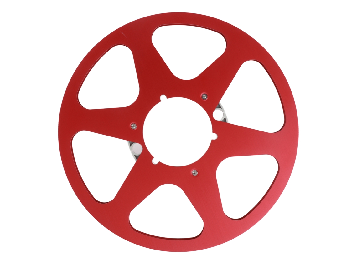 Aetheria bobina Vazia de Fita 1/4 Polegada 10,5 Polegadas Liga de Alumínio 6 Orifícios para Revox Studer