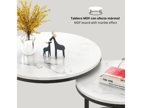 Mesa Auxiliar Elevável com Roda Giratória 360º e Sistema de Travagem Suporta Até 25 kg para Escritório Consultório Casa e Casa Preto LUTODY HOME SPAIN