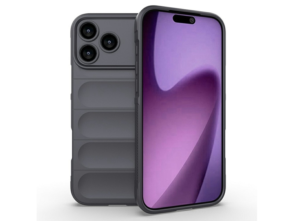 Capa Magic Shield Para Iphone 17 Pro Cinza Escuro
