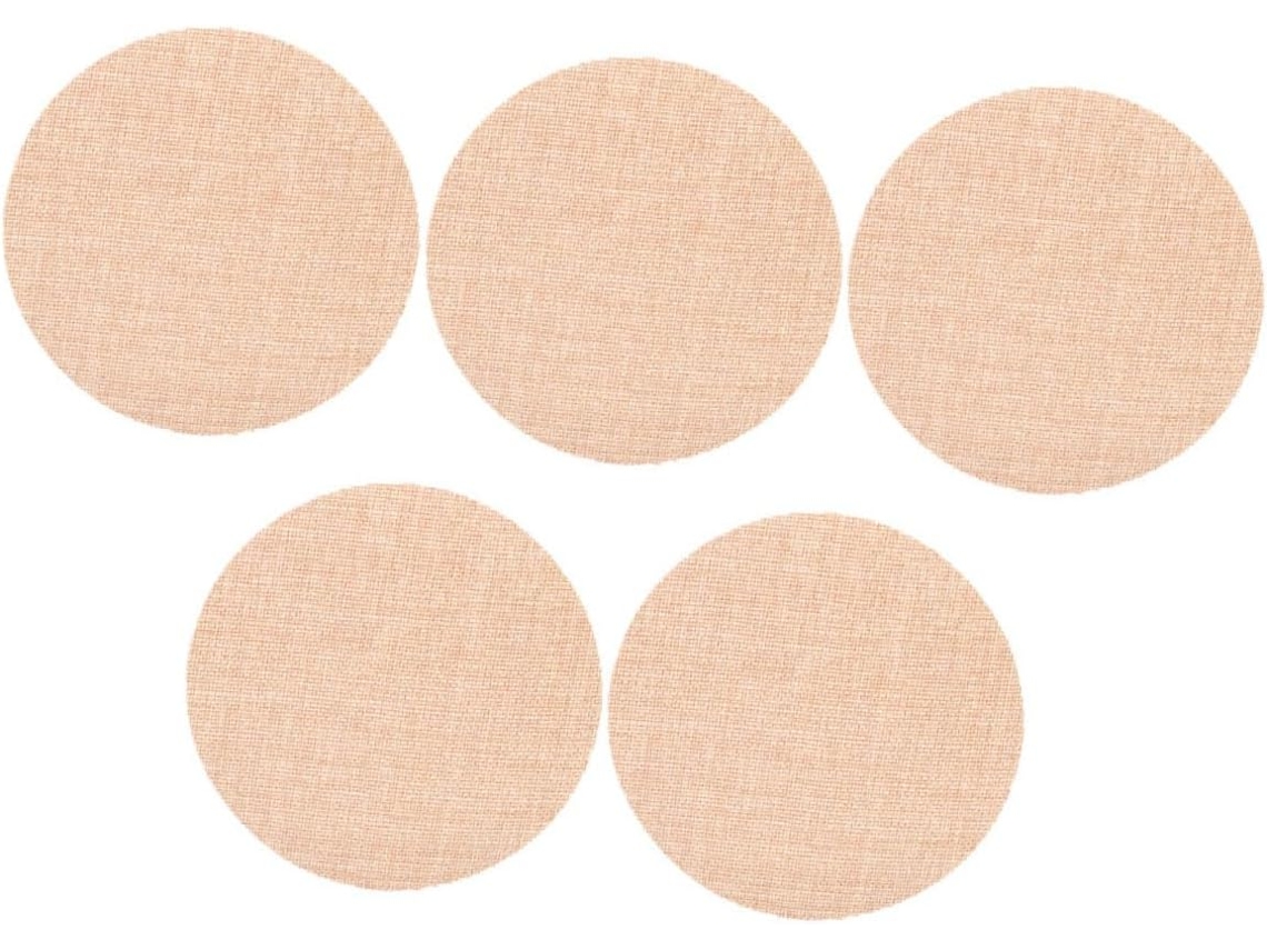 Conjunto De 5 Cúpulas De Tecido Para Luminárias Led Embutidas, Difusor De Luz.