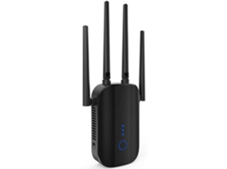 Extensor Wifi Ac1200 Suporta Wps Cobre Até 1.200 Pés Quadrados. Amplificador Wifi de banda dupla E 25 1200 Mbps com antenas Lalalamoli