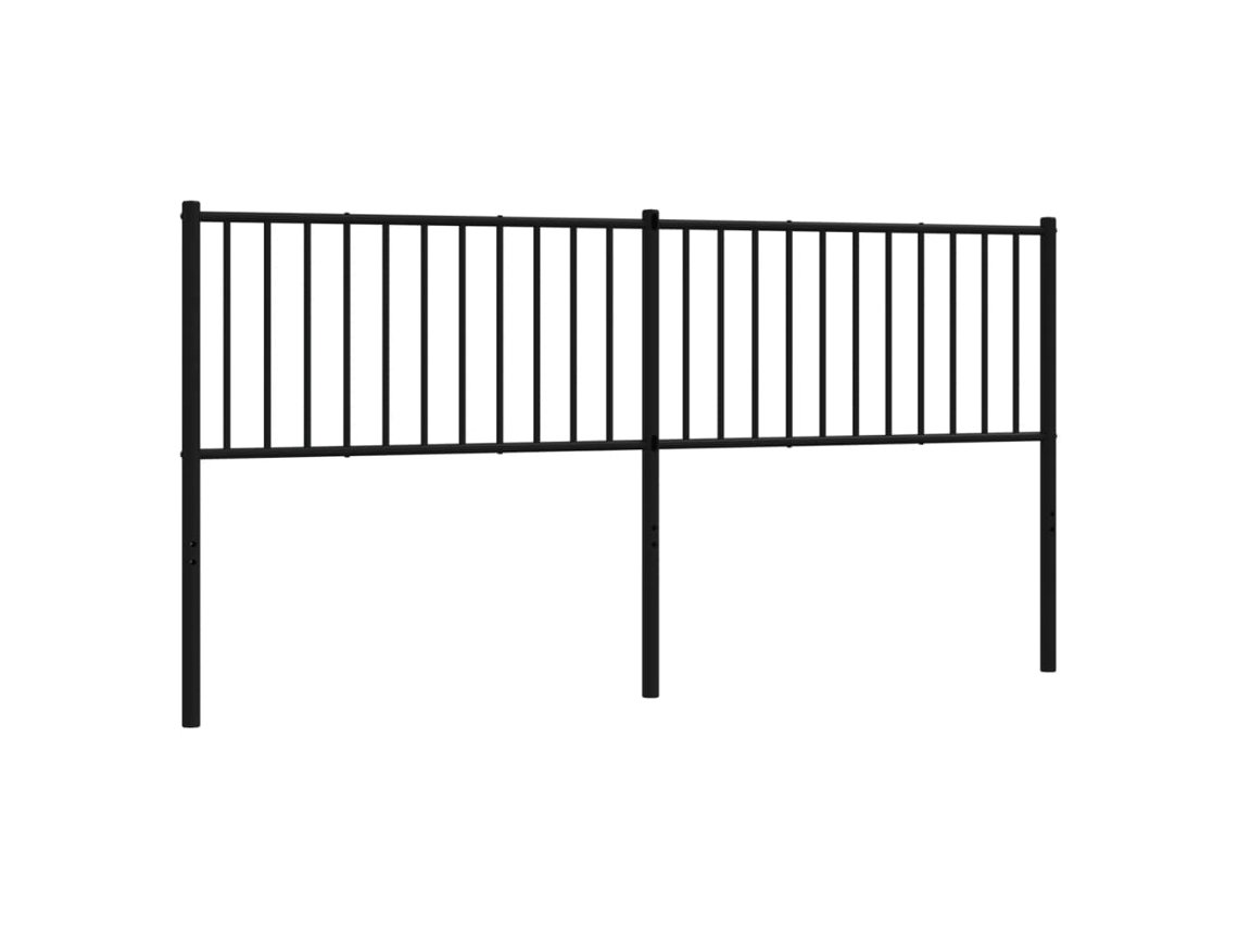 Headboard, Headboards Vidaxl Preto Aço (180 Cm)