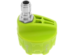 Bocal De Alta Pressão Com Conexão Rápida De 1/4", Jato Ajustável, Cor Verde.