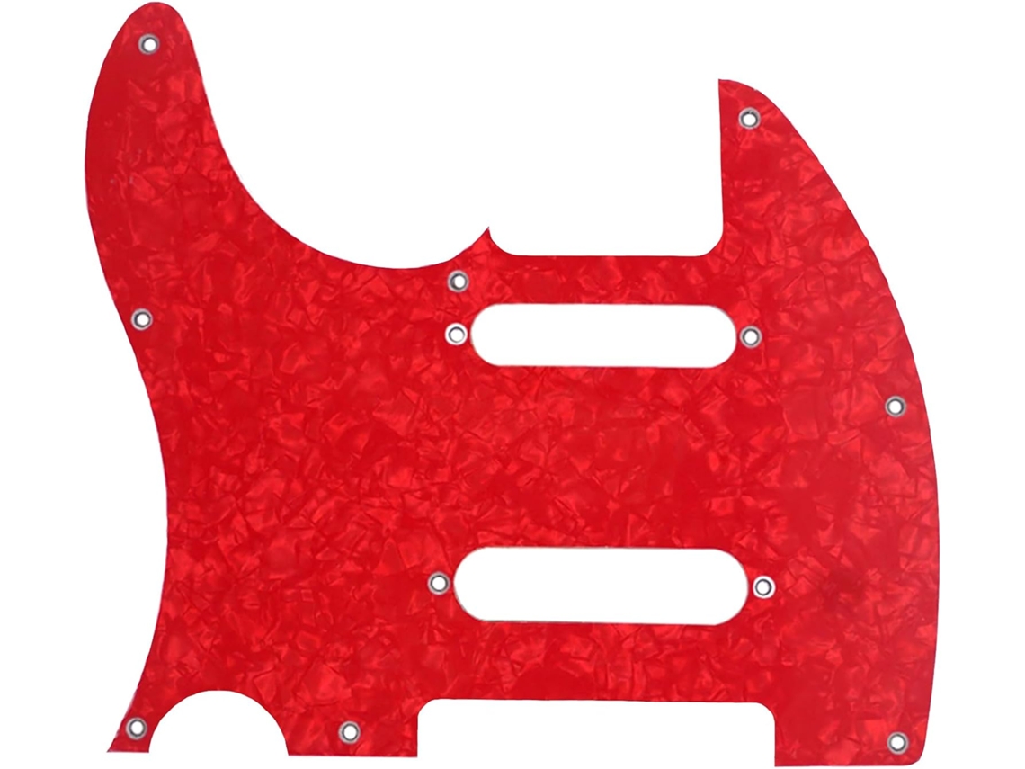 Escudo De Substituição Com 8 Furos E 3 Camadas Para Baixo Padrão E Guitarra De Estilo Moderno.