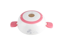 Lurelia Lancheira Elétrica Portátil, Dupla Camada, 220 V, Inox, Rosa