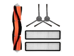 5pcs Replacement Spare Parts For Bot D10 Plus Rls3d Robot Washable Main Side Brush Hepa Filter_glo