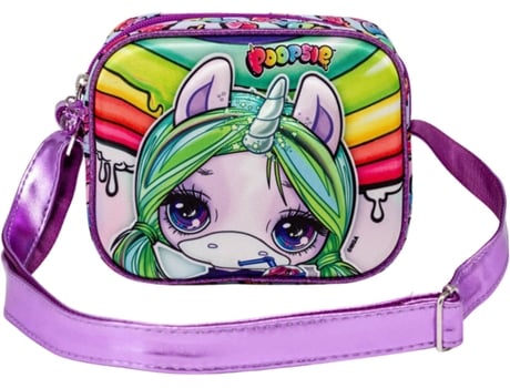 Bolsa POOPSIE SLIME SURPRISE Rainbow Quadrada 3D (Multicor - 15x18.5x8cm)