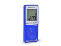 Hrd 602 Rádio Fm Am Receptor de Portátil Esportivo com Fone Ouvido Pedômetro Display L Cd Botão Bloqueio Bolso GOKOCO