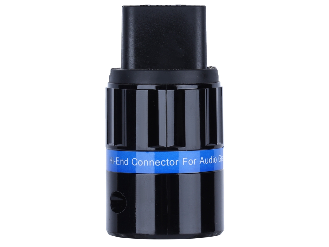 Conector Fêmea Iec F124g Cobre Puro Dourado