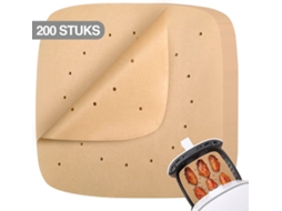 200 Folhas Papel Cozimento 23cm Descartável P/ Airfryer Xxl/xl ZYBLSSBB