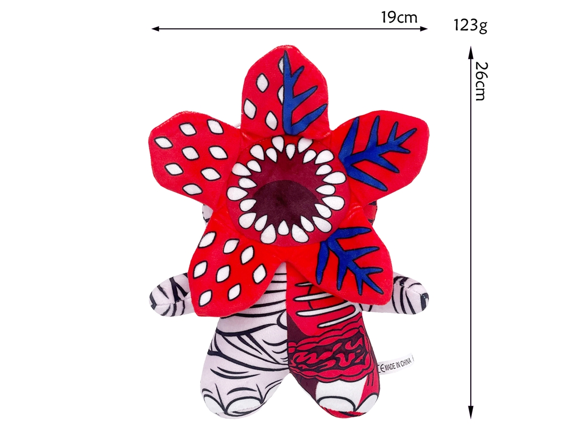 Pelúcia do Demogorgon de Stranger Things em Pose Colorida Pé GOKOCO