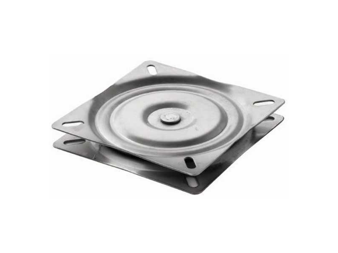 Base Do Assento Giratório Inox 2.5 Cm Prateadovetus