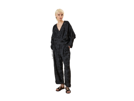 Calças Fantasia De Mulher Lembrança Viscose Preto (s)