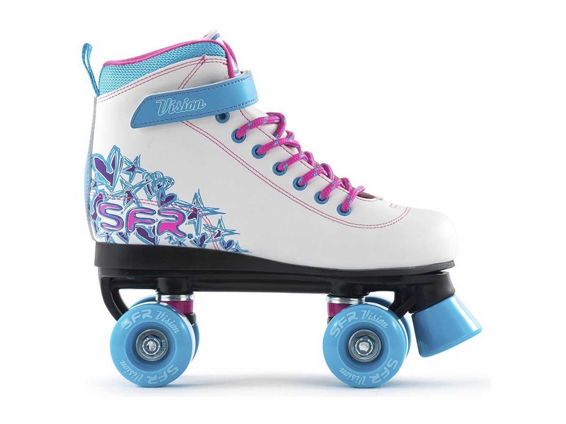 Patins 4 Rodas Vision Ii Branco Azul Eu 32Sfr Skates