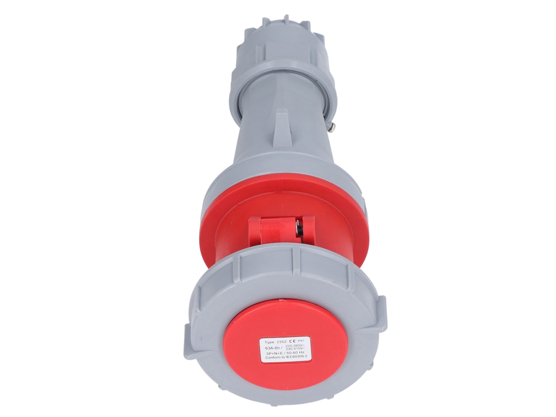 Conector Industrial De Energia Laxiscreed 5 Pinos 3p+n+e À Prova D'água Ip67, Ideal Para Aviação