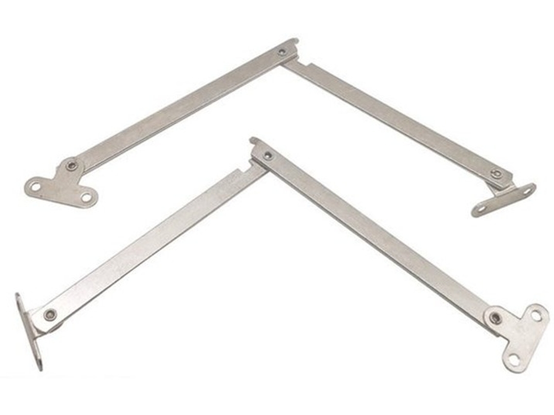 Klephouder 180 Graus - Scharnel - Klepscharnier - Dekselsteun - Suporte De Tampa - 2 Unidades