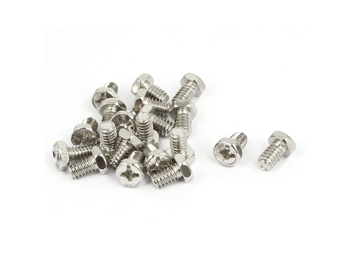 Sextavada Head Parafusos M6 X 1.25 Mm