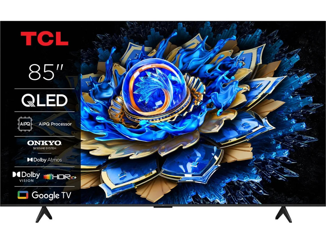 TV TCL 85T69C (QLED - 85'' - 140 cm - 4K Ultra HD - Smart TV)