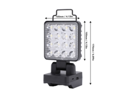 Laxiscreed Lâmpada De Trabalho Led Com 3 Níveis De Ajuste E Porta Usb Type-c