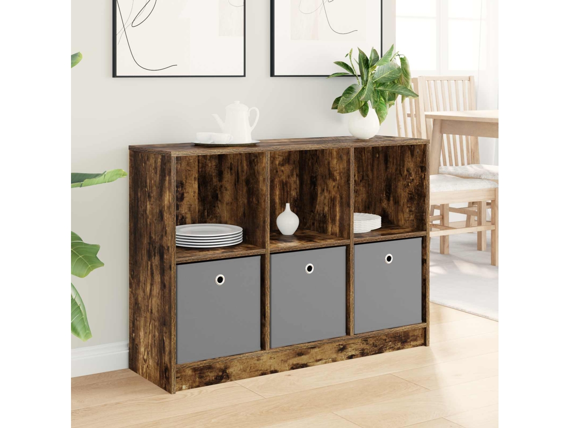 Vidaxl Buffet Com Gaveta Carvalho Defumado 102 X 32 X 73,5 Cm