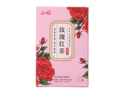 Ronjoe-chá Preto Com Rosa Saquinho Triangular 24 Unidades Sabor Aromático Refrescante