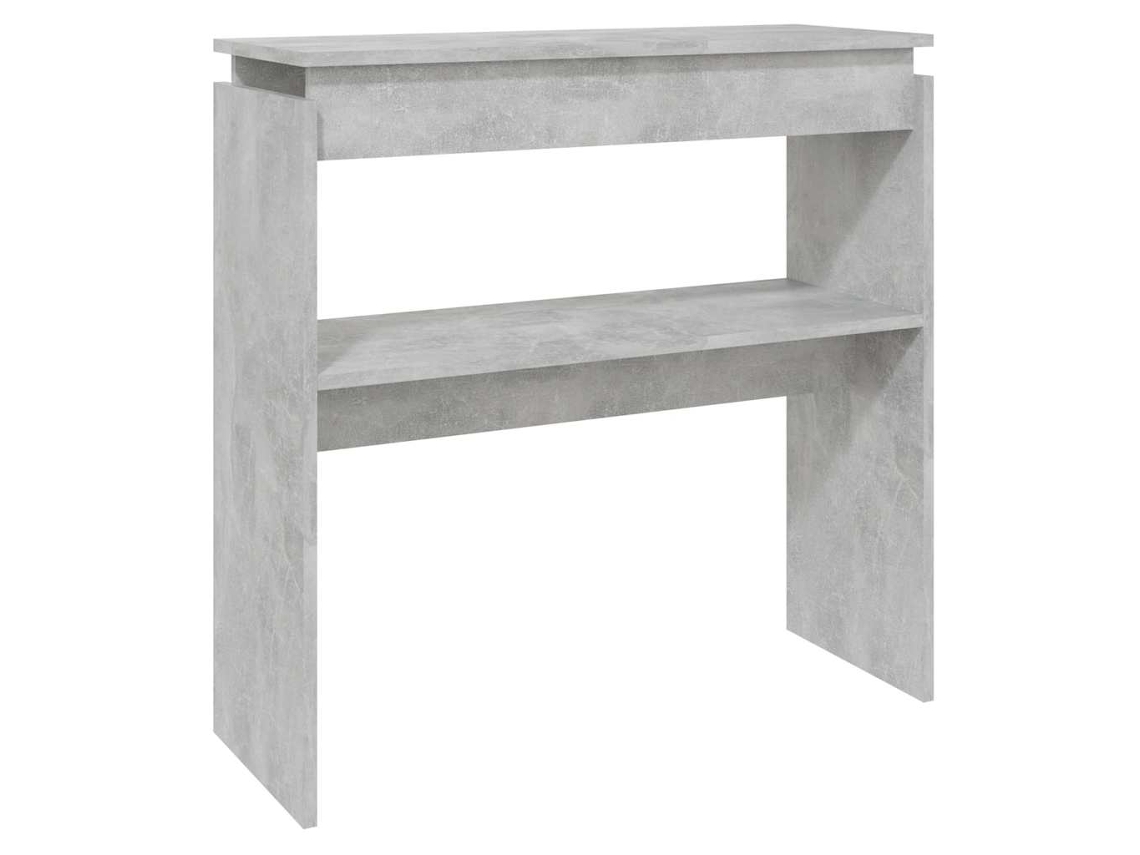 Mesa Console com Derivados da Madeira Cinzento Cimento MAISON EXCLUSIVE (80x30x80 cm)