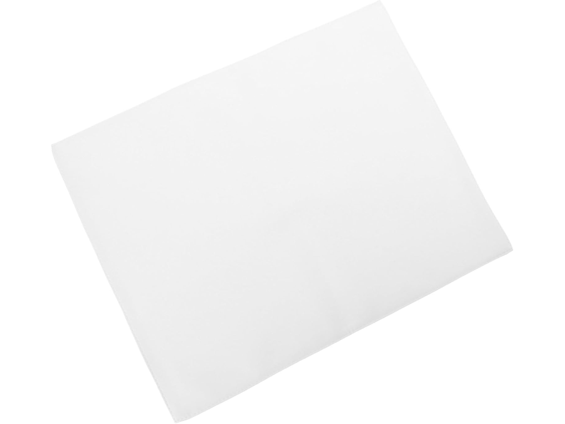 Apoio de braço para mesa de manicure em couro sintético branco e macio, com tapete para mesa de manicure.