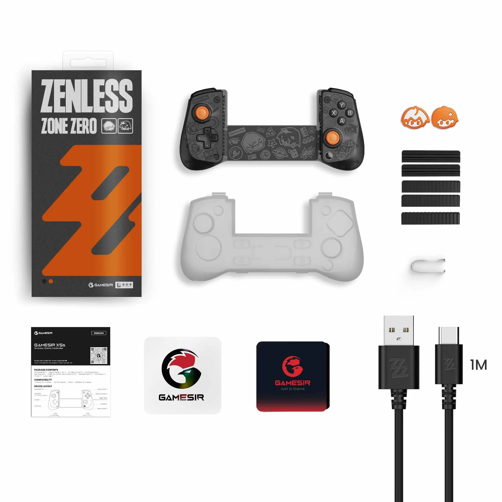 (dois) Controles De Jogo Retráteis Sem Fio, Compatíveis Com Ios/android/pc/switch, Bluetooth.