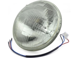 Farol de Motocicleta Compatível com Harley Dyna Sportster 4 5" Adequado Faróis Redondos Feixe Selado Vidro