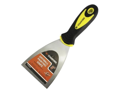Espatula acero cromada 75 mm m/ plastico