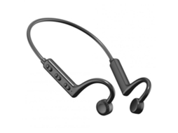 Auriculares Bluetooth Ks-19 Pendurad Condução Óssea De Alta Fidelidade Música Estéreo Para Jogos Preto*