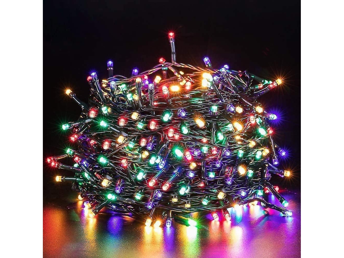Luzes De Natal Colorfulis Led, 40 Metros Com 300 Leds, À Prova Dágua. Hengjian (132 Pés)