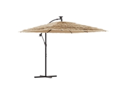 Maison Exclusive - Guarda-sol De Jardim Com Poste De Aço 246x246x230 Cm Castanho