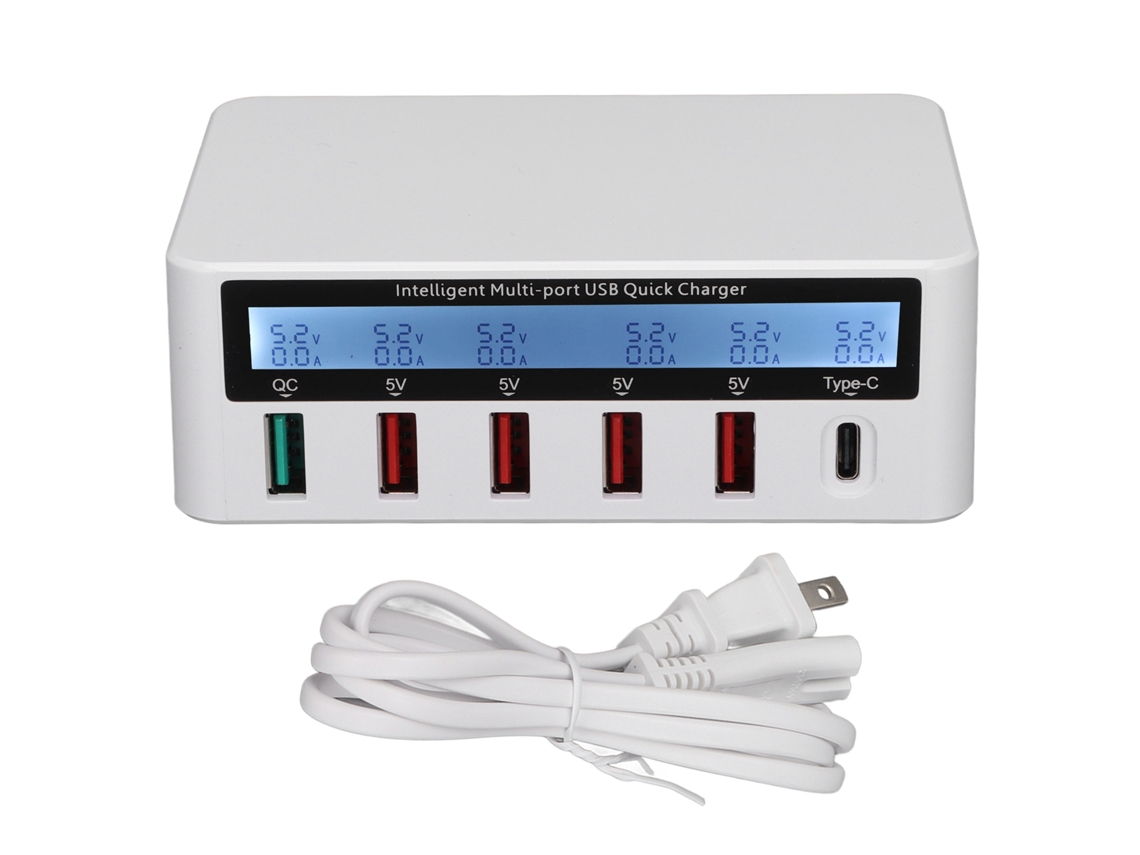 Estação de Carregamento Usb 6 portas 40w EOOCOO