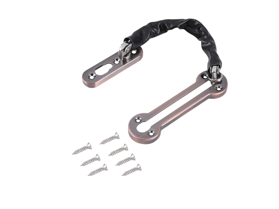 Laxiscreed Trinco De Corrente Antirroubo Para Portas Em Aço Inoxidável 304 Em Bronze Vermelho