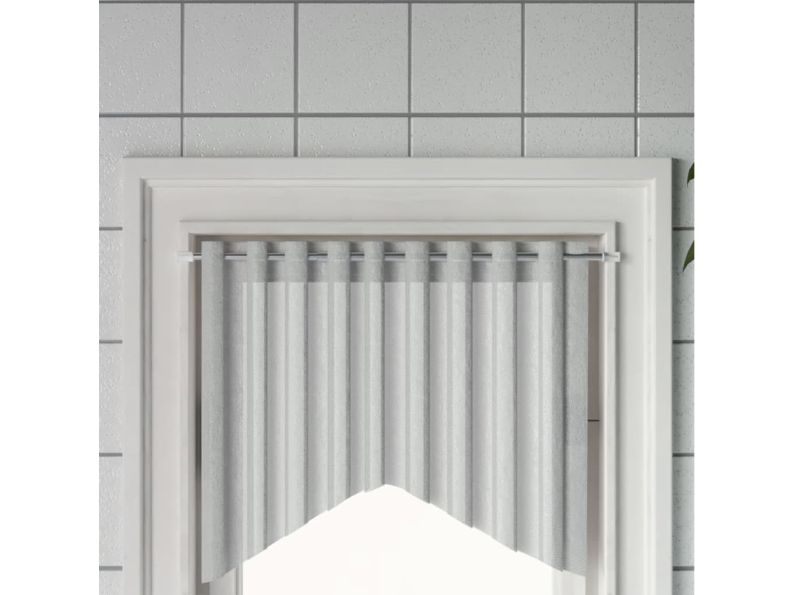 Vidaxl Varões Para Cortinas 2 Pcs 60-105 Cm Alumínio Branco E Prateado